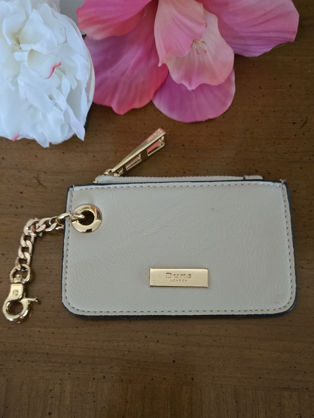 Dune Faux Leather Coin Keyholder Purse